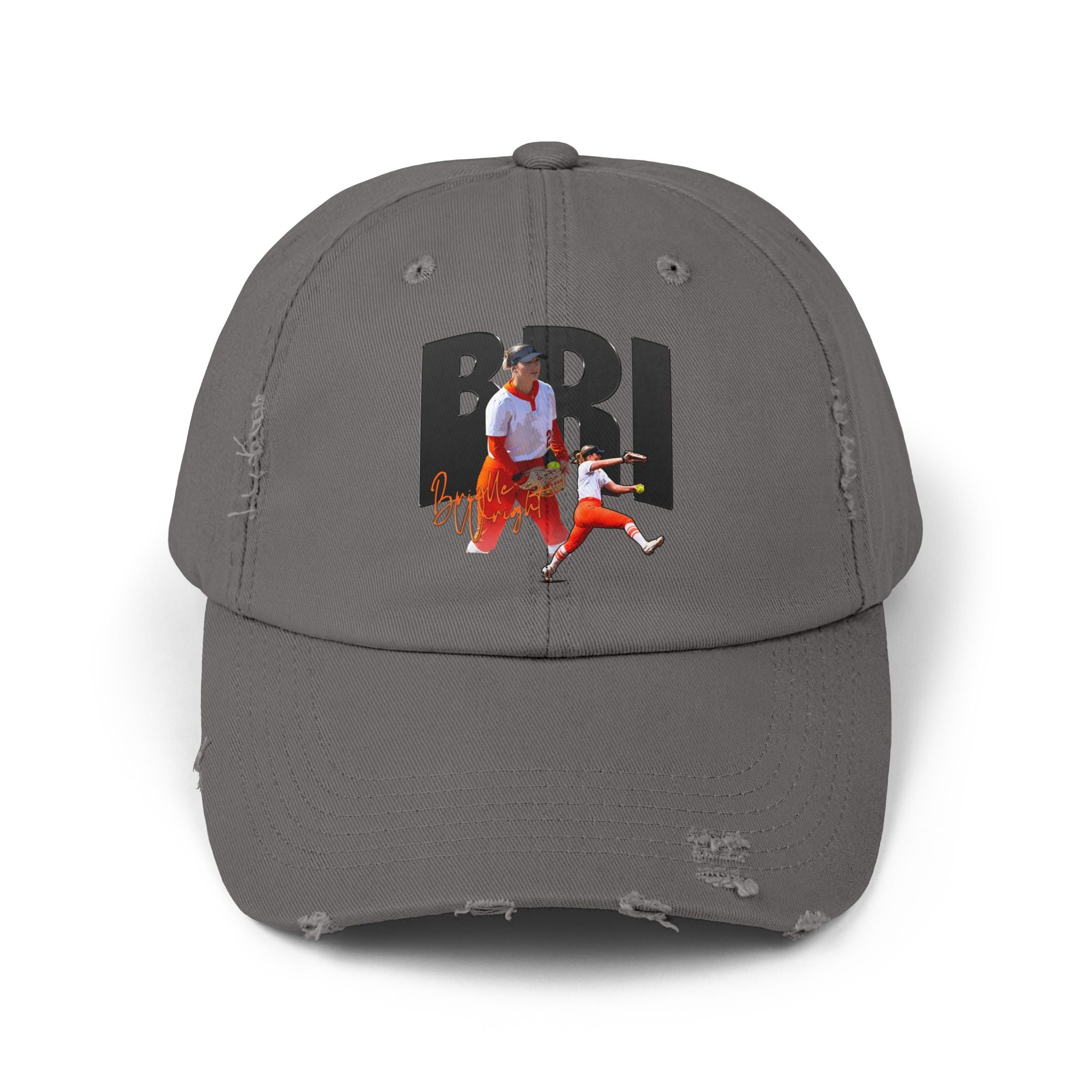 Brielle Wright Distressed Dad Cap