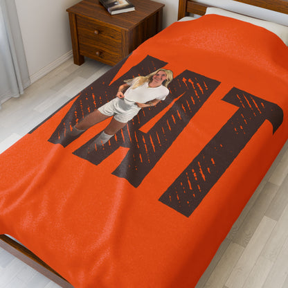Natalie Hoover Velveteen Plush Blanket