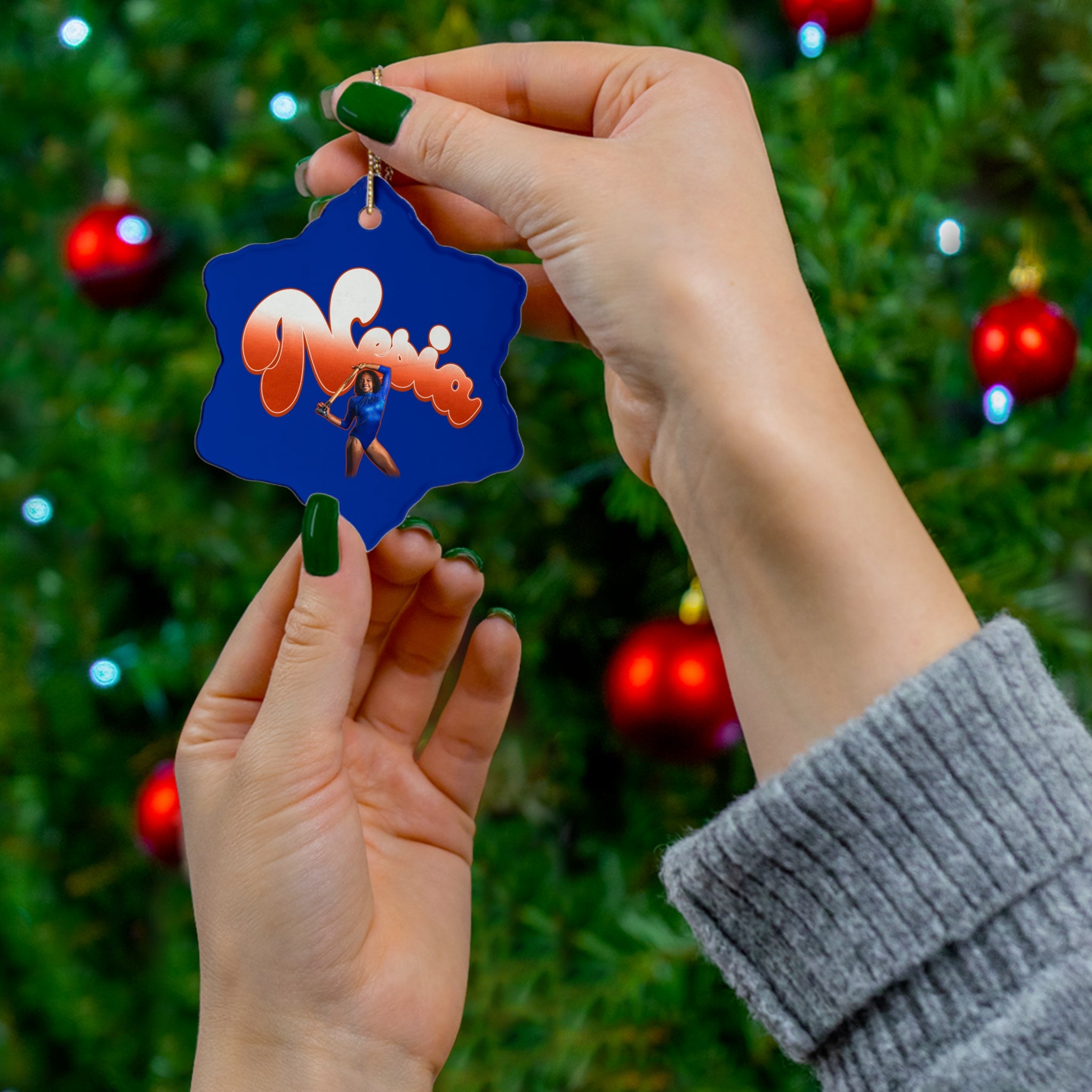Nesia Bat Yehudah Ceramic Ornament