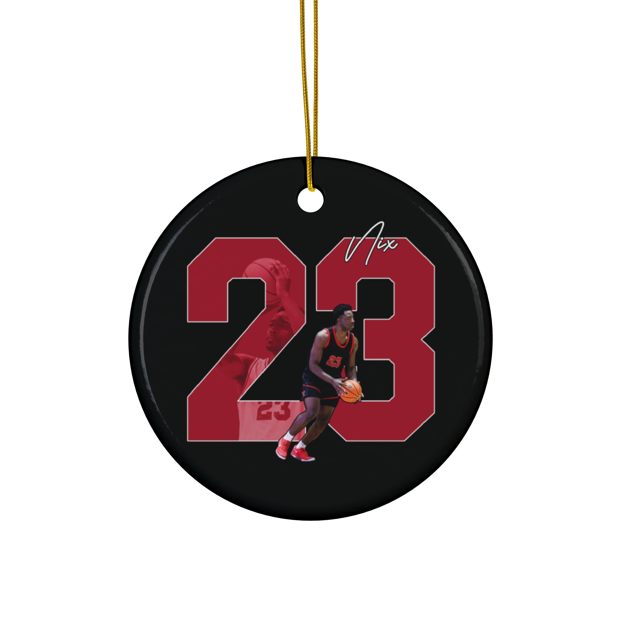DJ Nix Ceramic Ornament