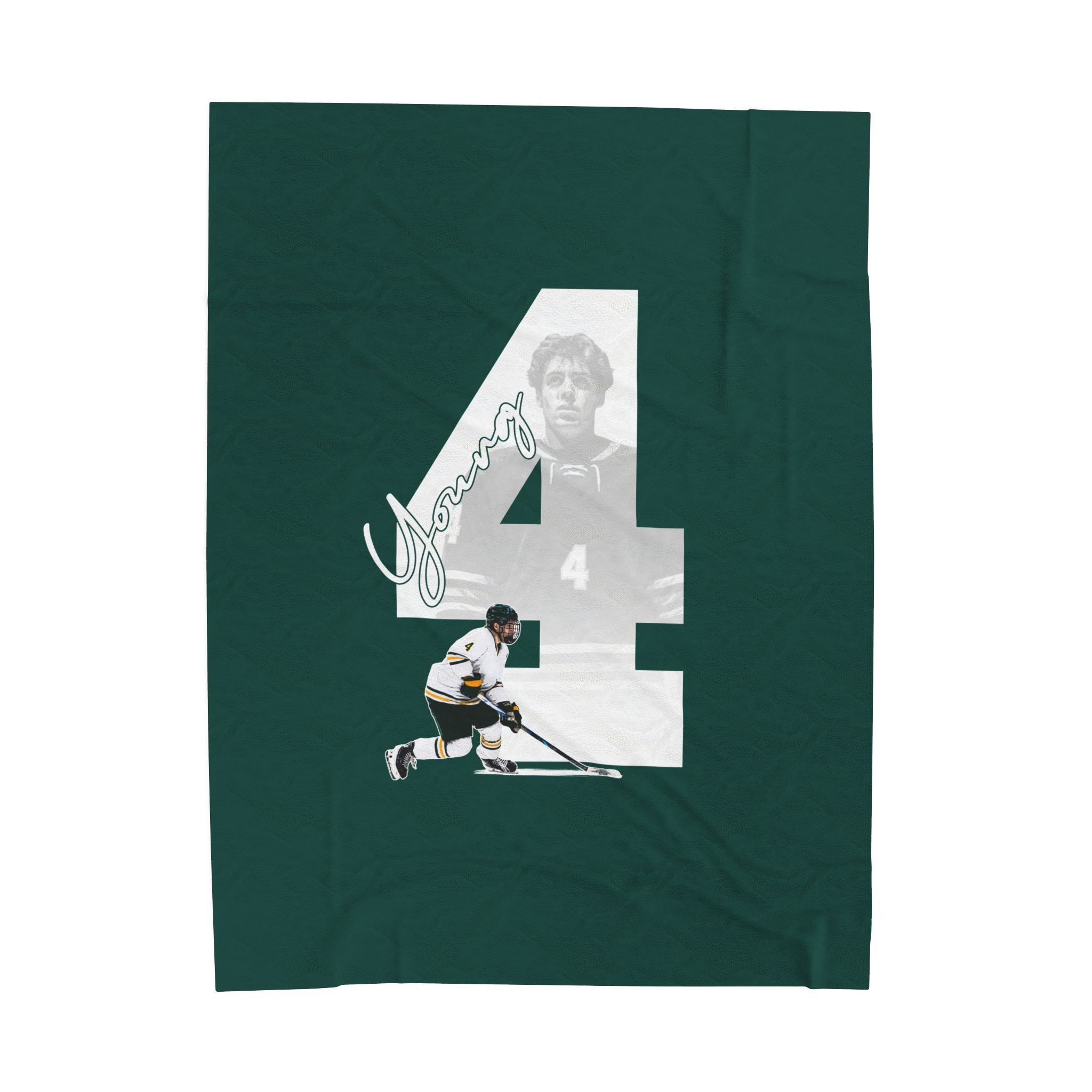 Nikolas Young Velveteen Plush Blanket