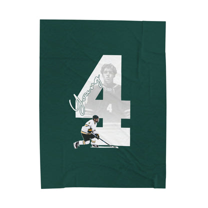 Nikolas Young Velveteen Plush Blanket