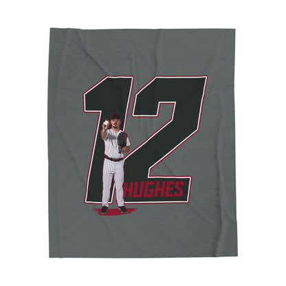 Tyler Hughes Velveteen Plush Blanket