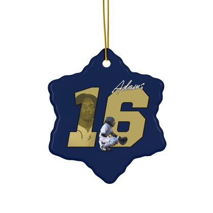 Malachi Adams Ceramic Ornament