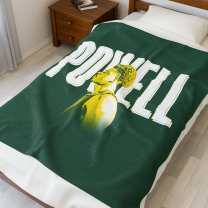 Ayden Powell Velveteen Plush Blanket