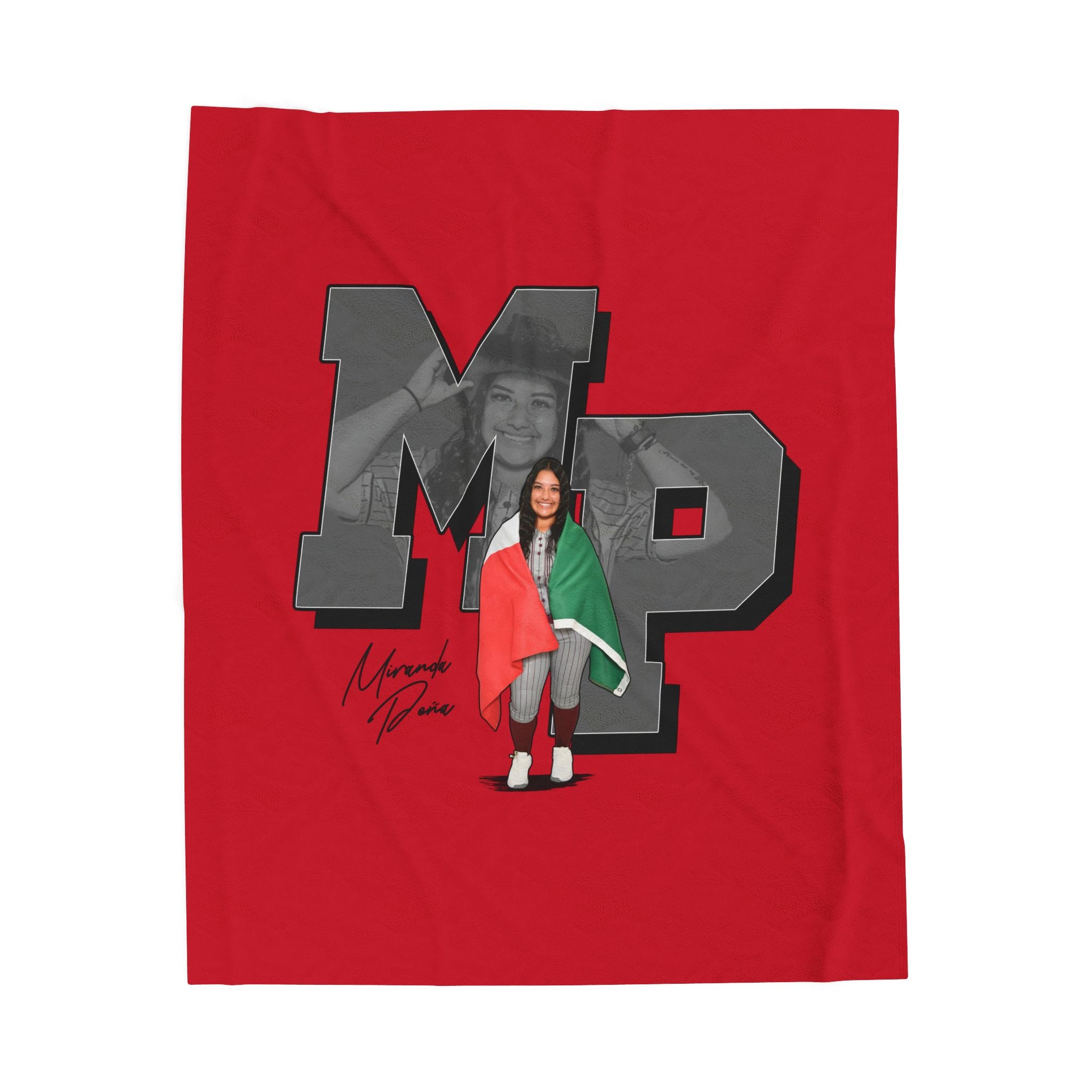 Miranda Pena Velveteen Plush Blanket