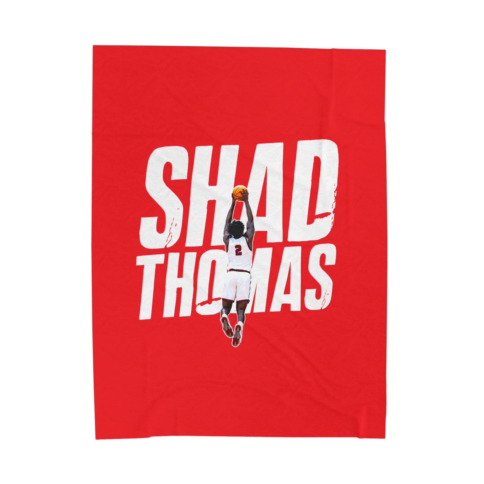 Shad Thomas Velveteen Plush Blanket