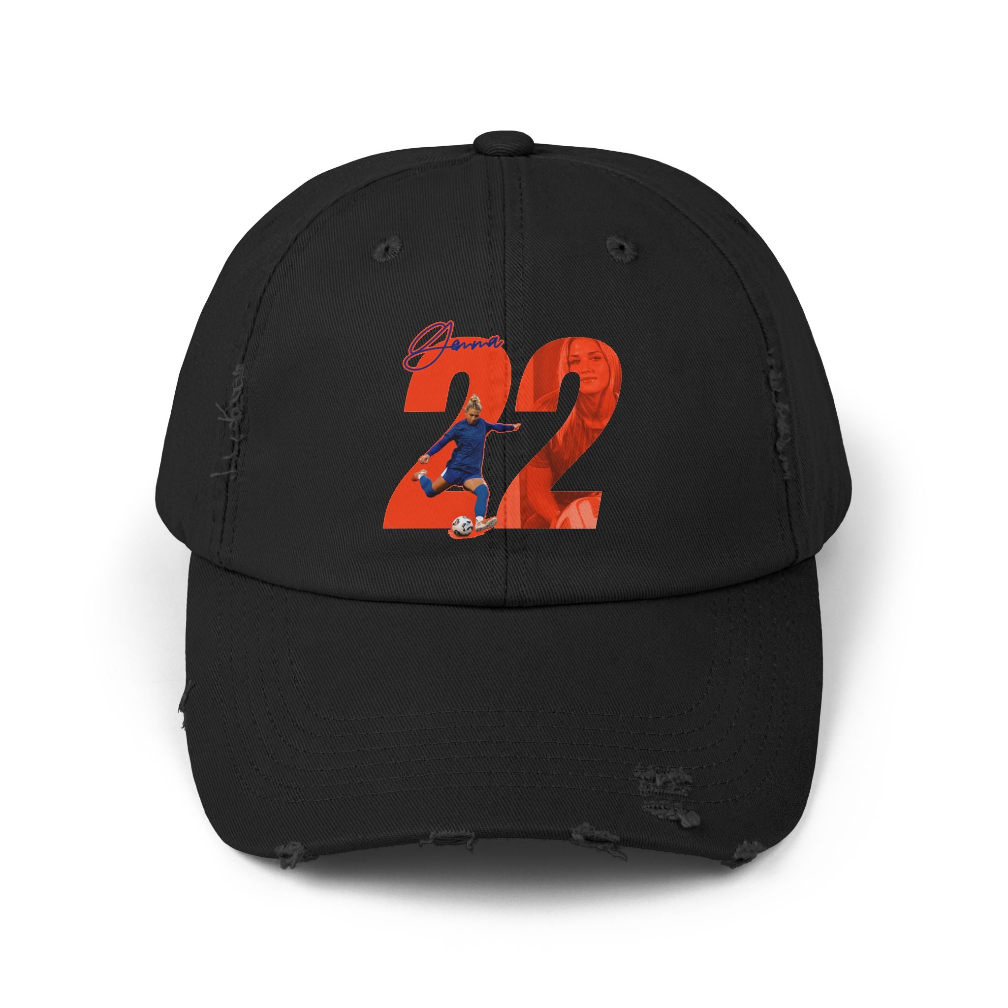 Abby Gemma Distressed Dad Cap