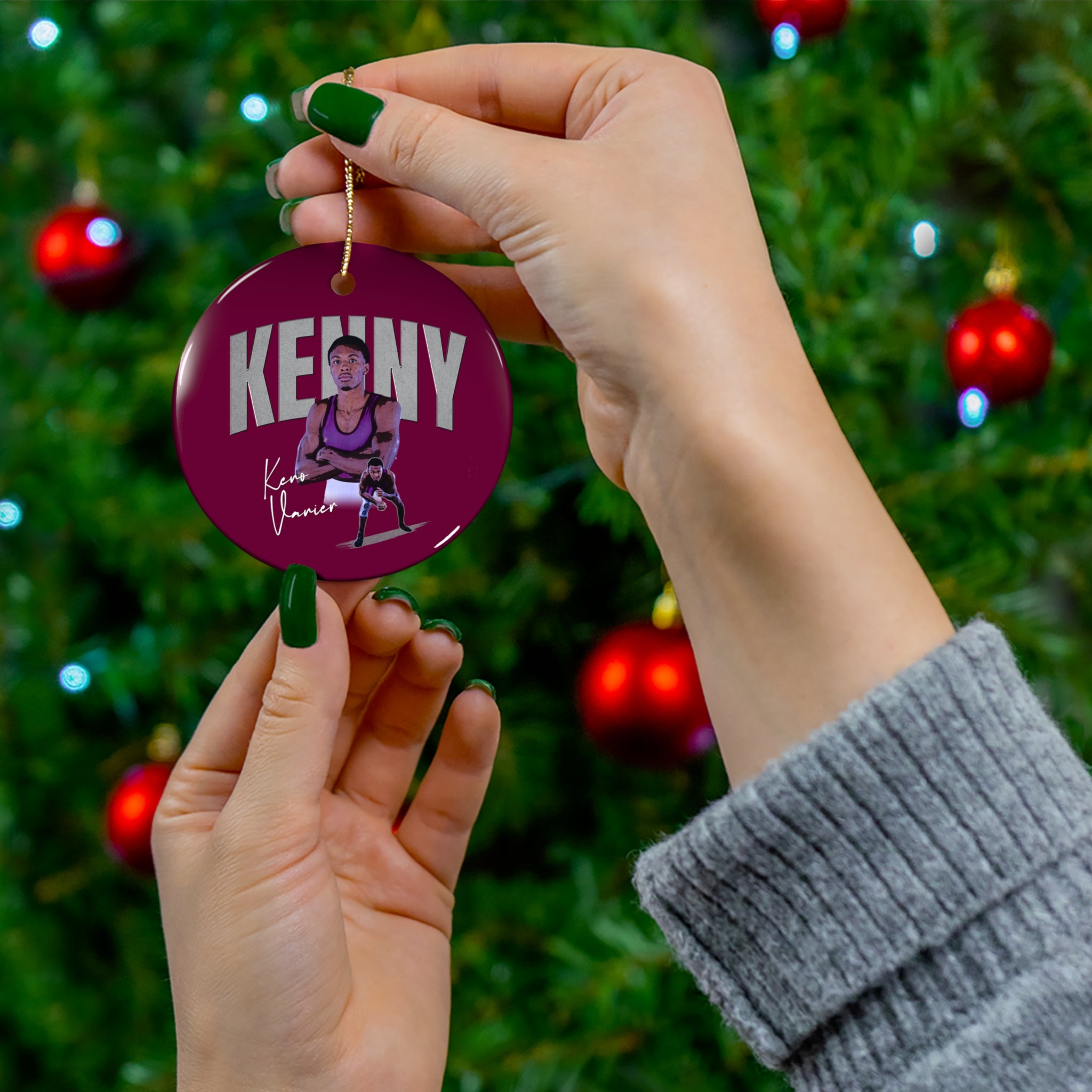 Keno Vanier Ceramic Ornament