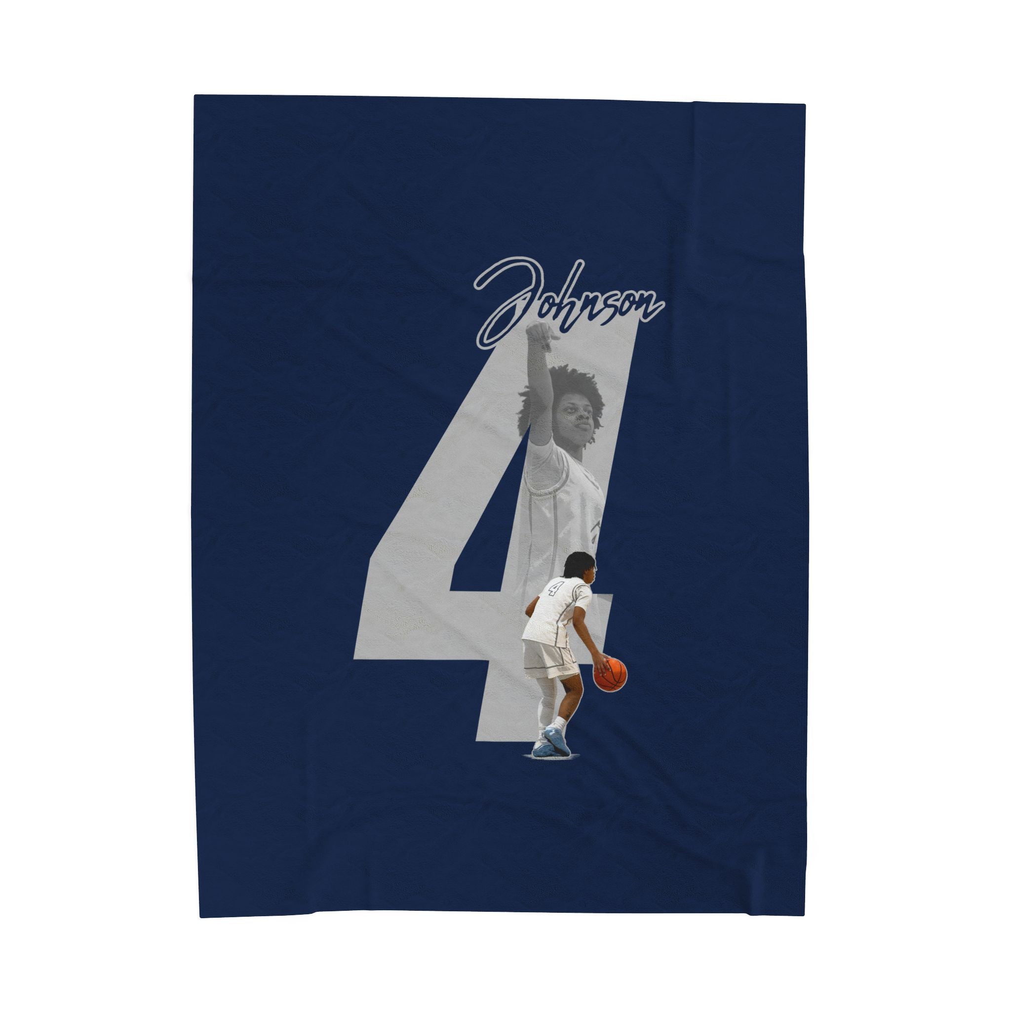 Tori Johnson Velveteen Plush Blanket