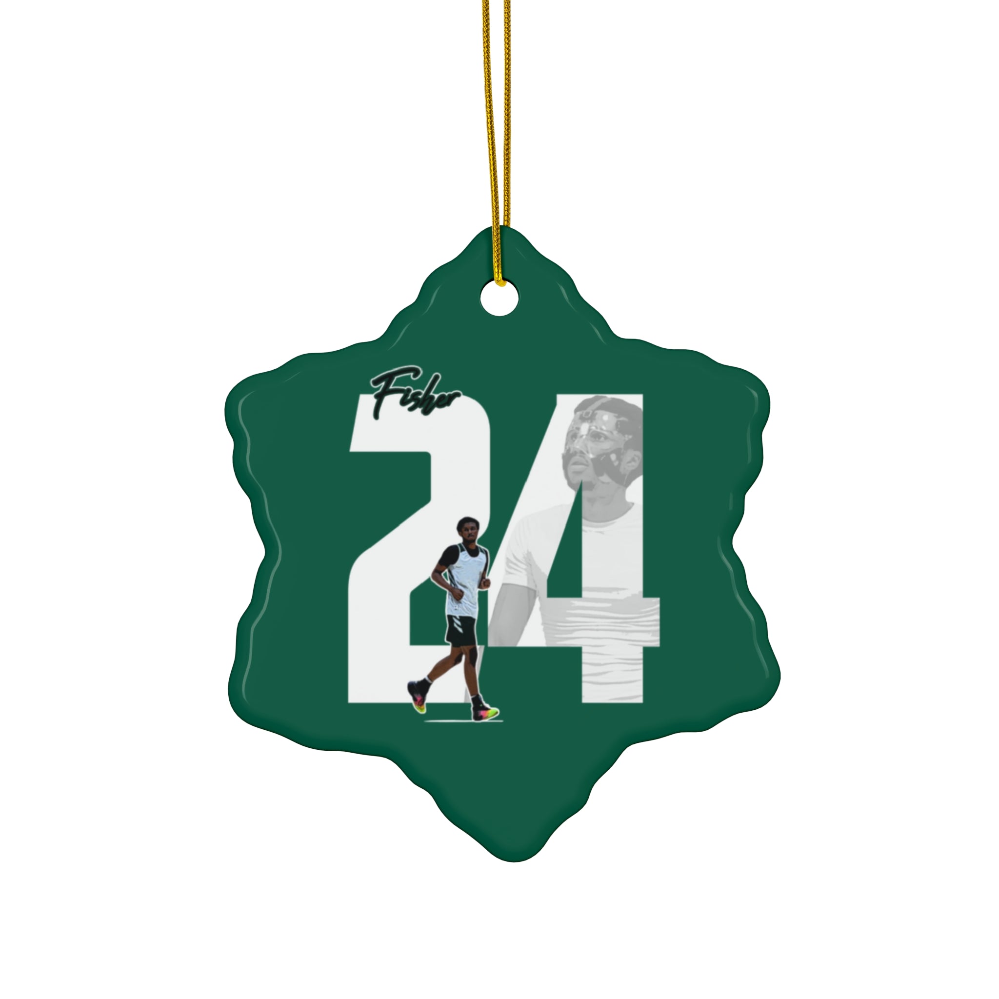 Jordan Fisher Ceramic Ornament
