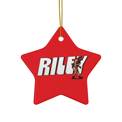 Riley Rayome Ceramic Ornament