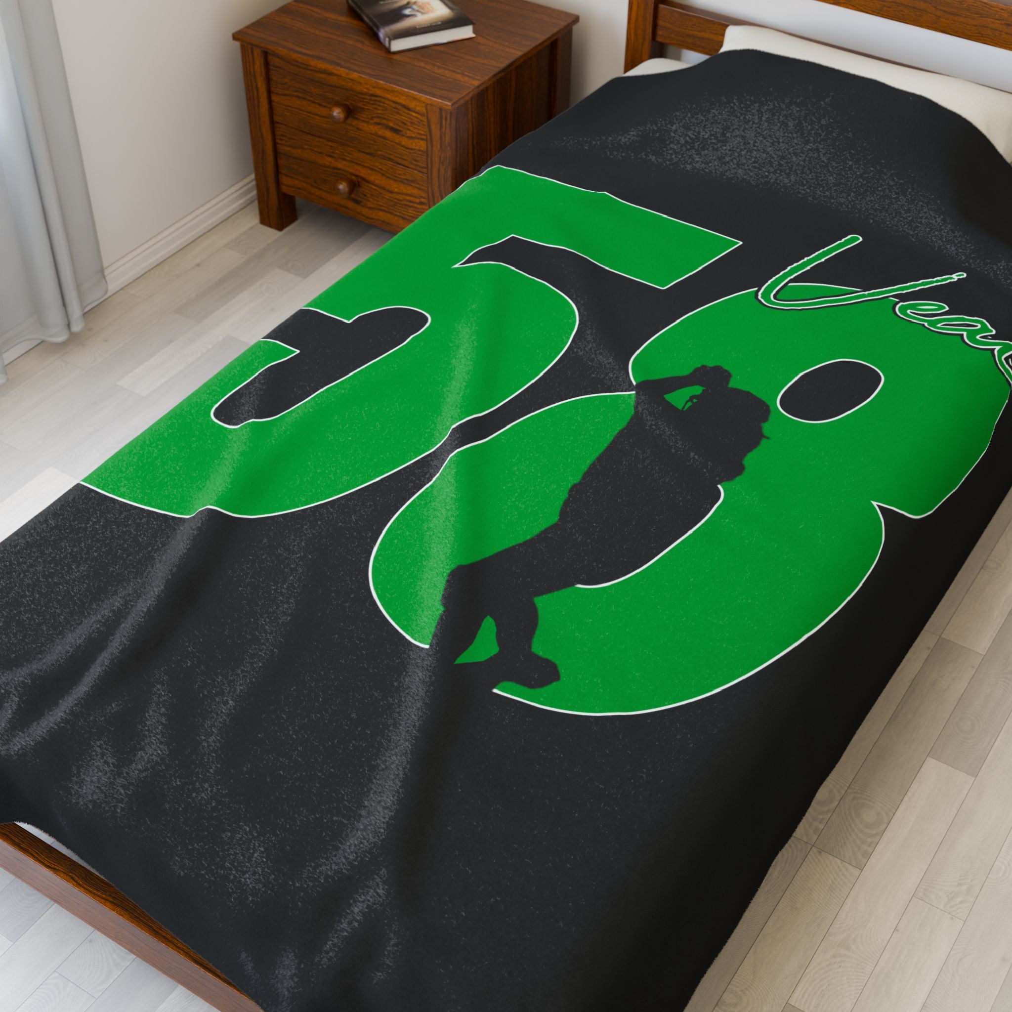 Maddie Veal Velveteen Plush Blanket