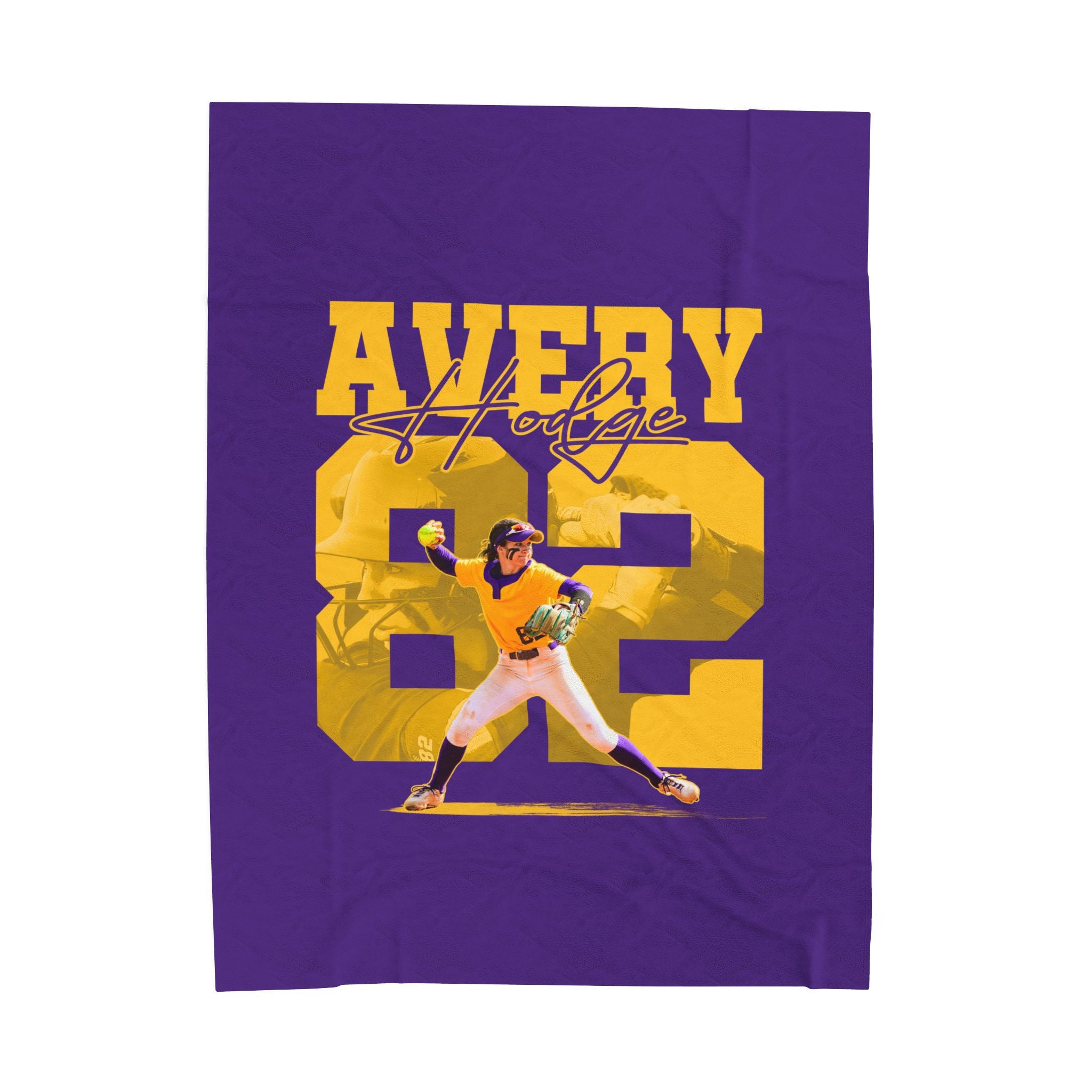 Avery Hodge Velveteen Plush Blanket