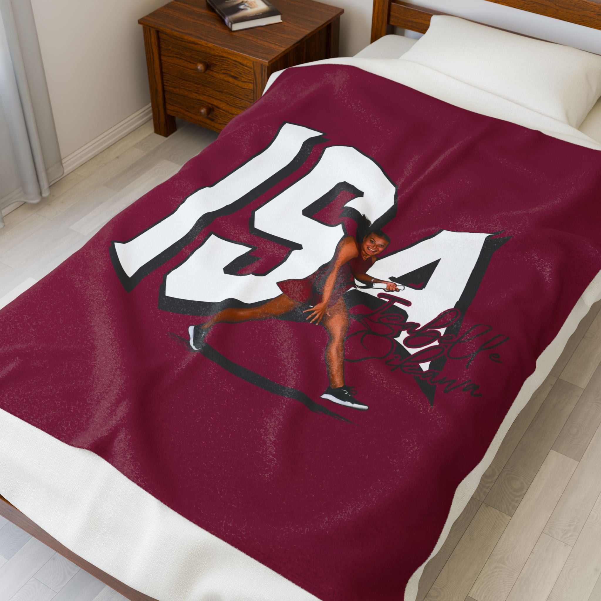 Isabelle Oikawa Velveteen Plush Blanket