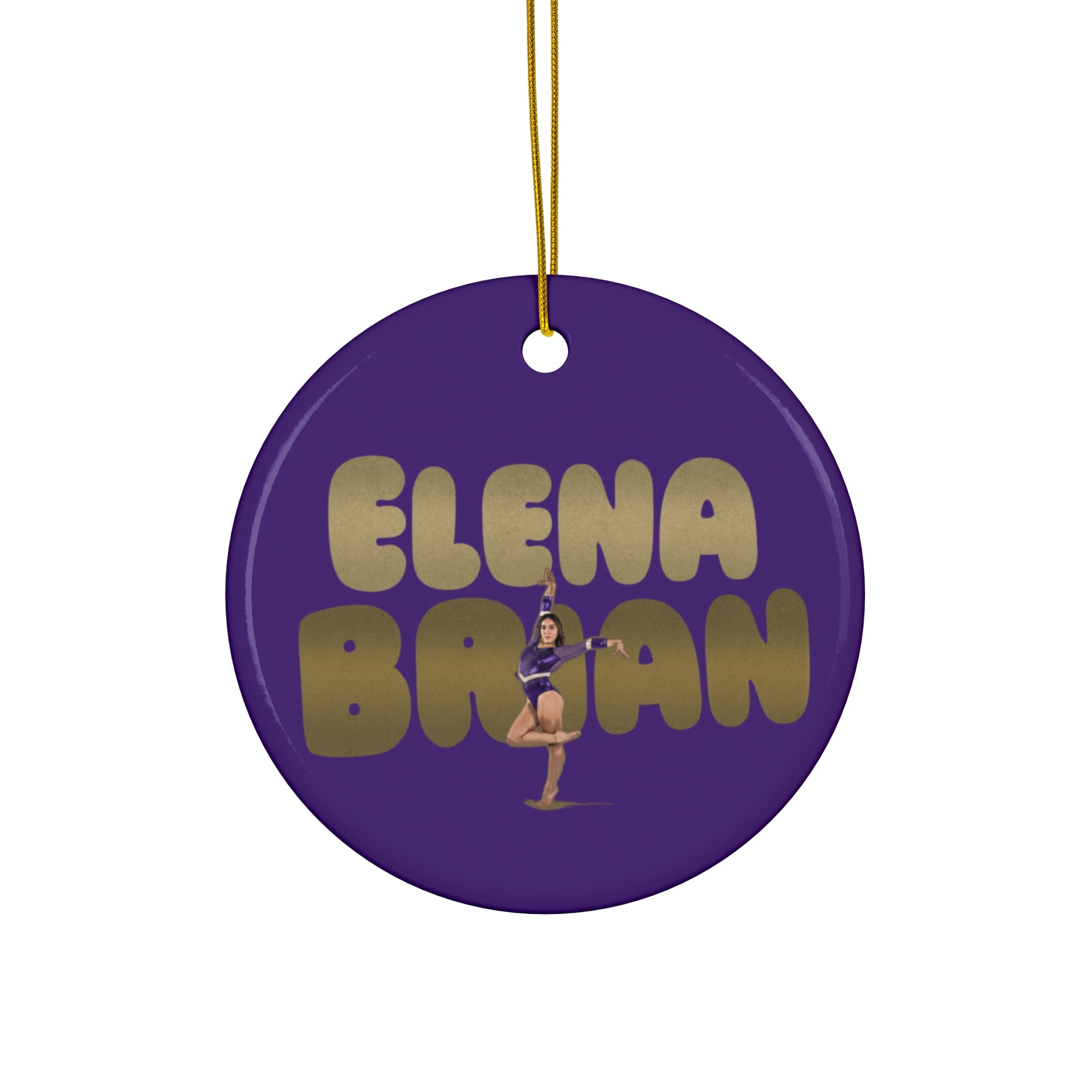 Elena Brian Ceramic Ornament