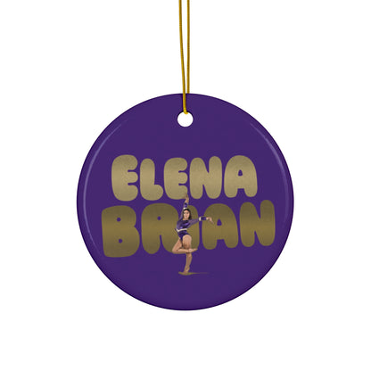 Elena Brian Ceramic Ornament