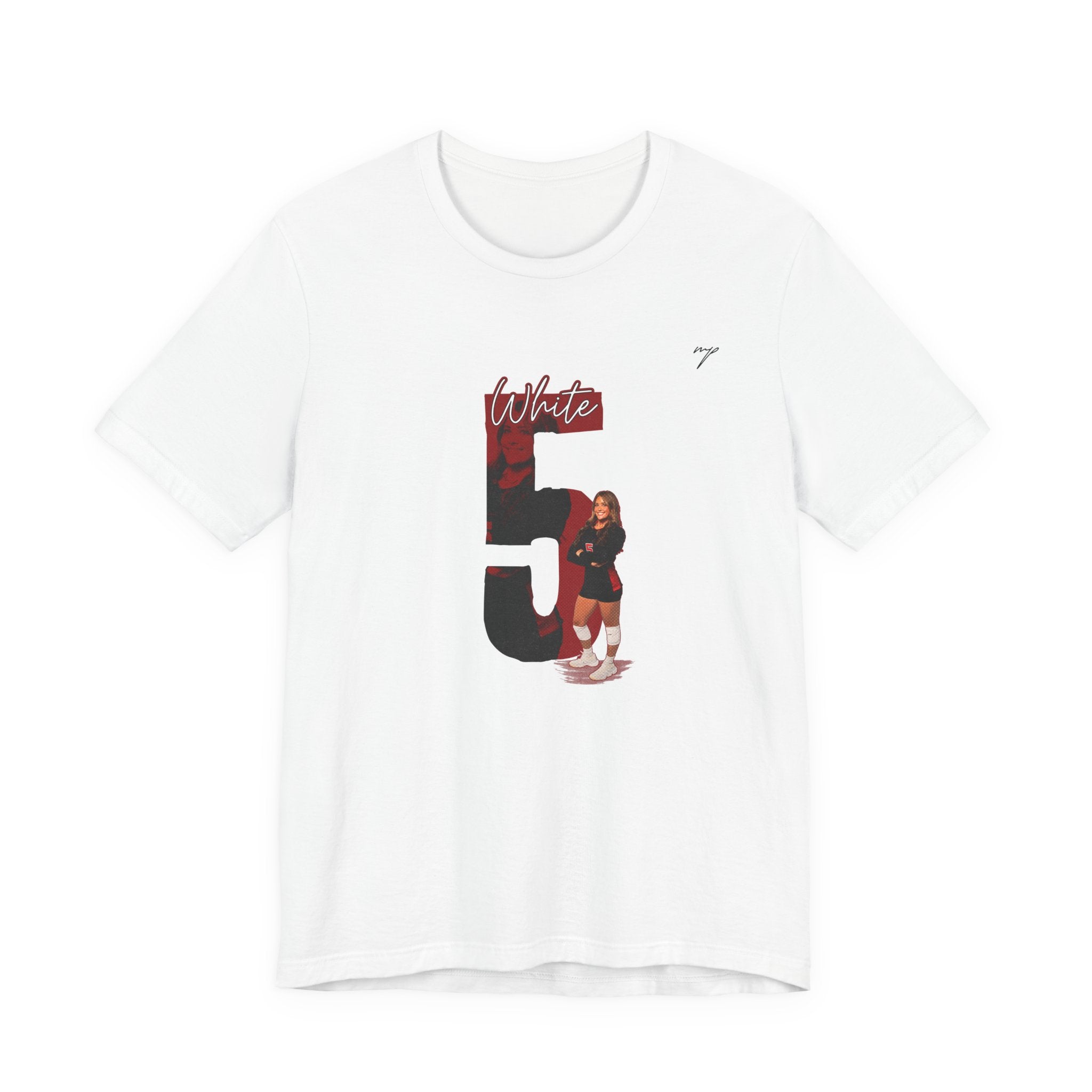 Amelia White Graphic Tee
