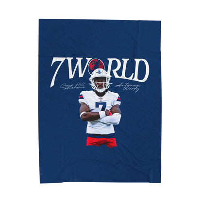 Antojuan Woody Velveteen Plush Blanket