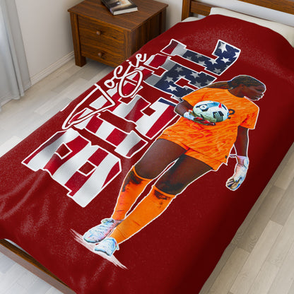 Josie Biehl Velveteen Plush Blanket