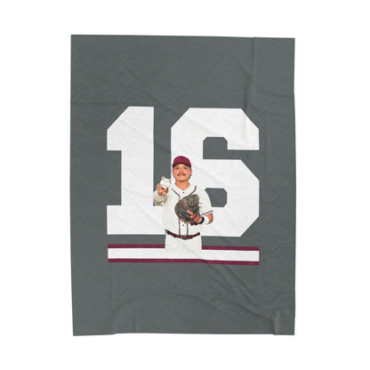 Elijah Rodriguez Velveteen Plush Blanket