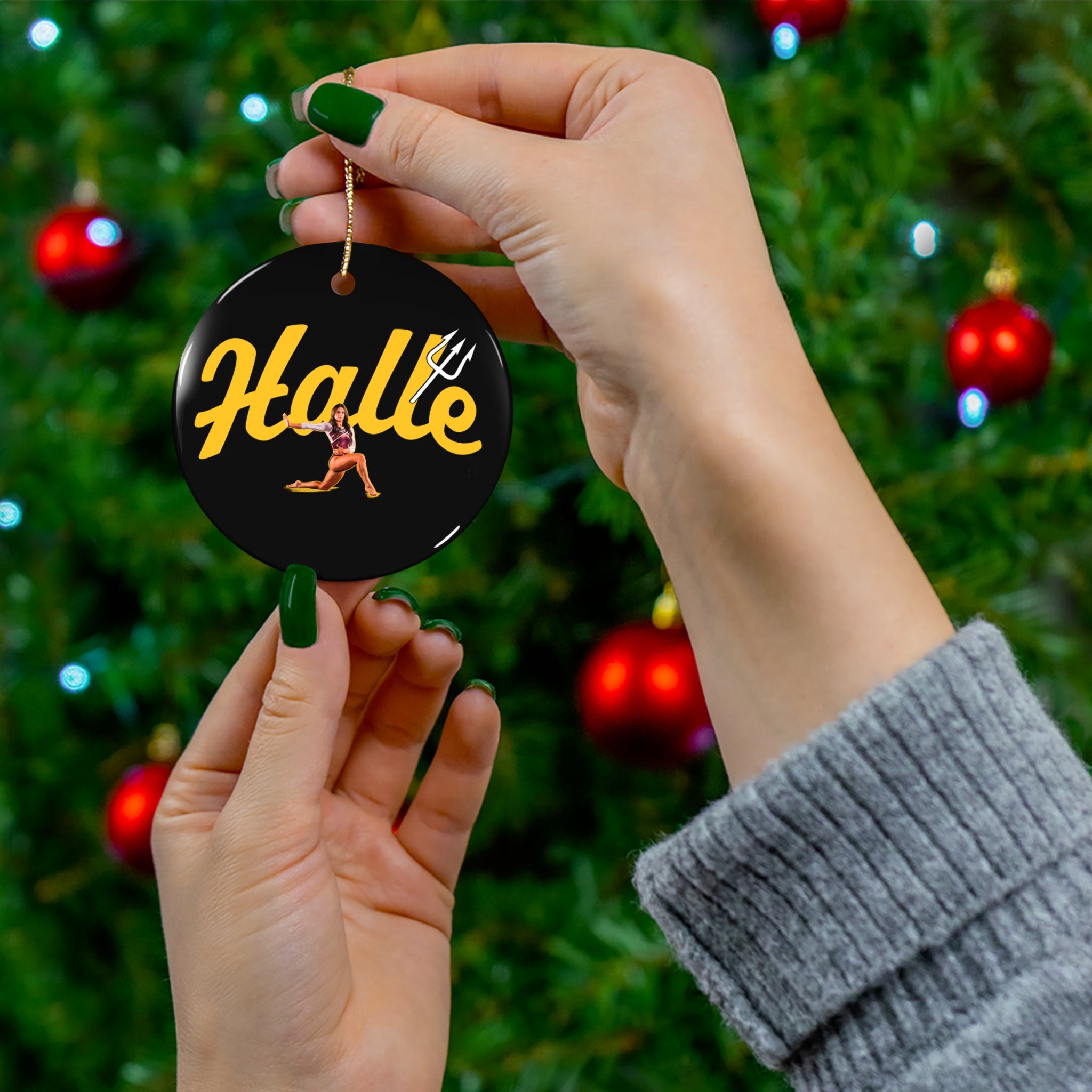 Halle Gregoire Ceramic Ornament