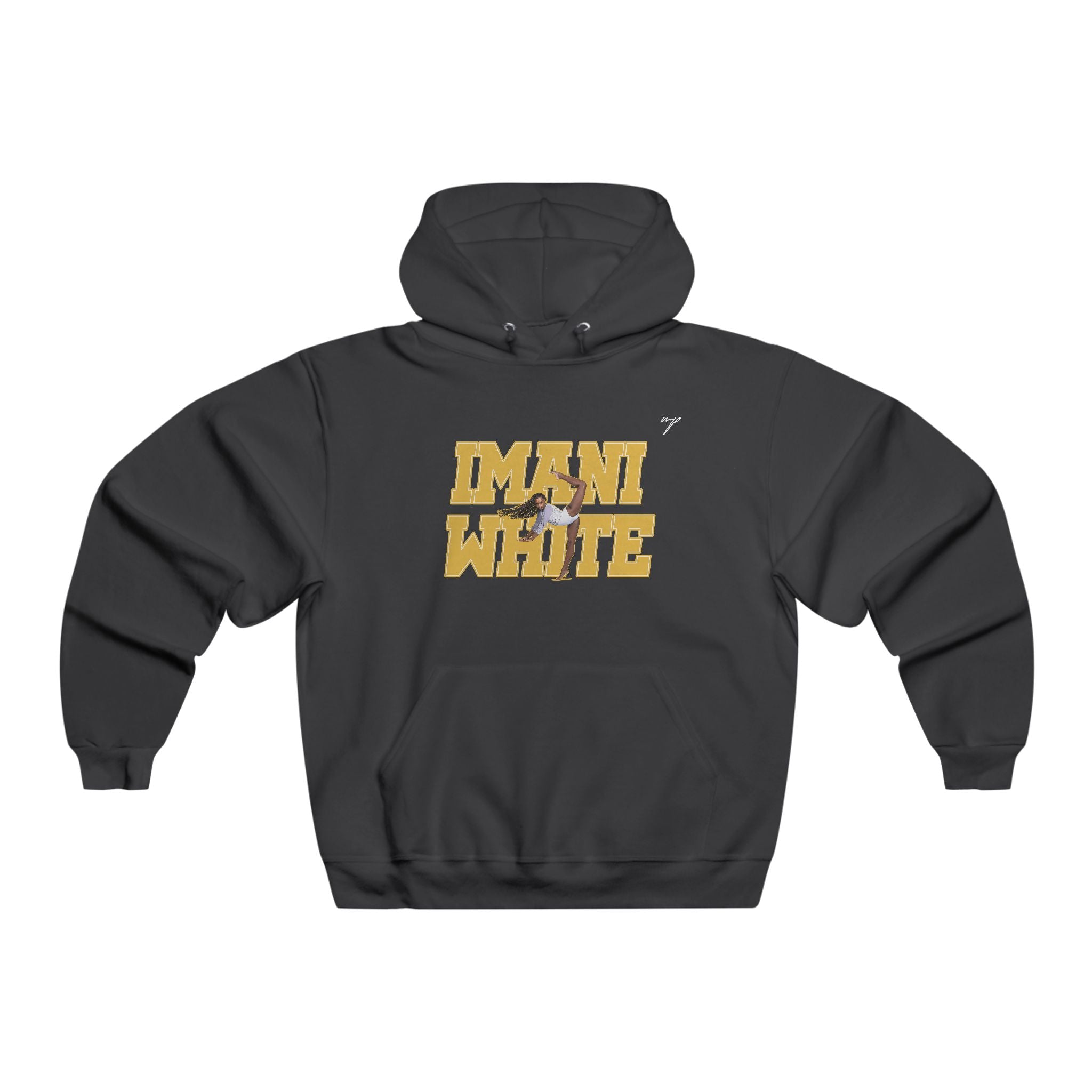 Imani White Vintage Hoodie