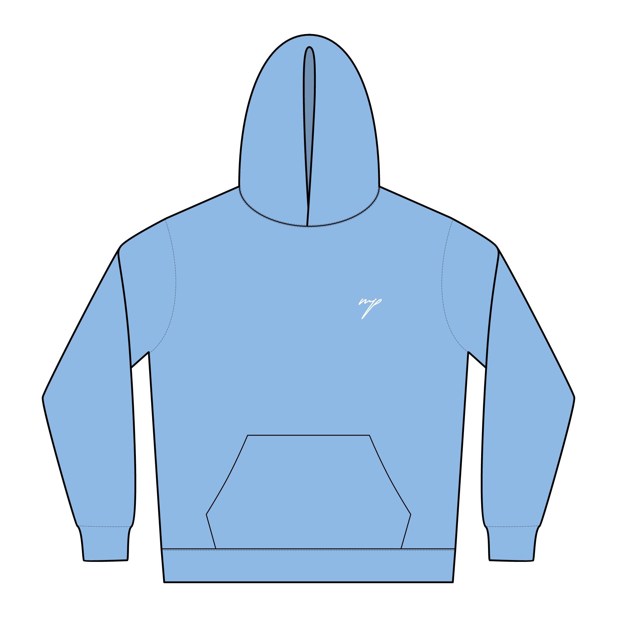 MyPlayer Base Hoodie WHITE LOGO