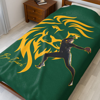 Bre Clark Velveteen Plush Blanket
