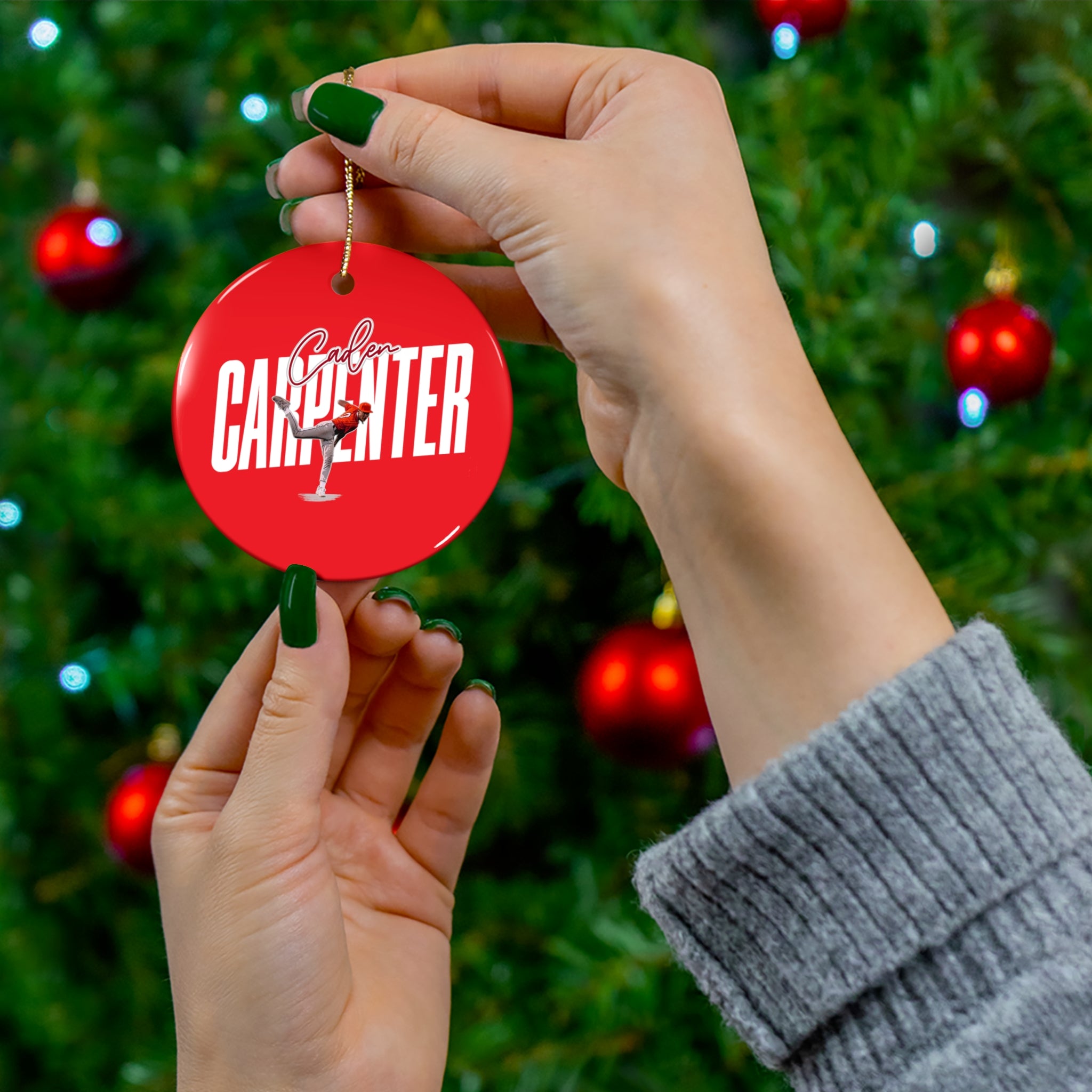 Caden Carpenter Ceramic Ornament