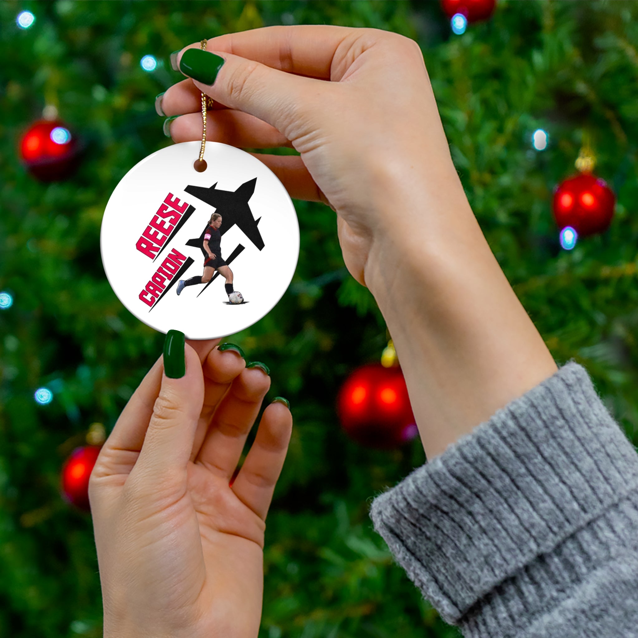 Reese Capion Ceramic Ornament