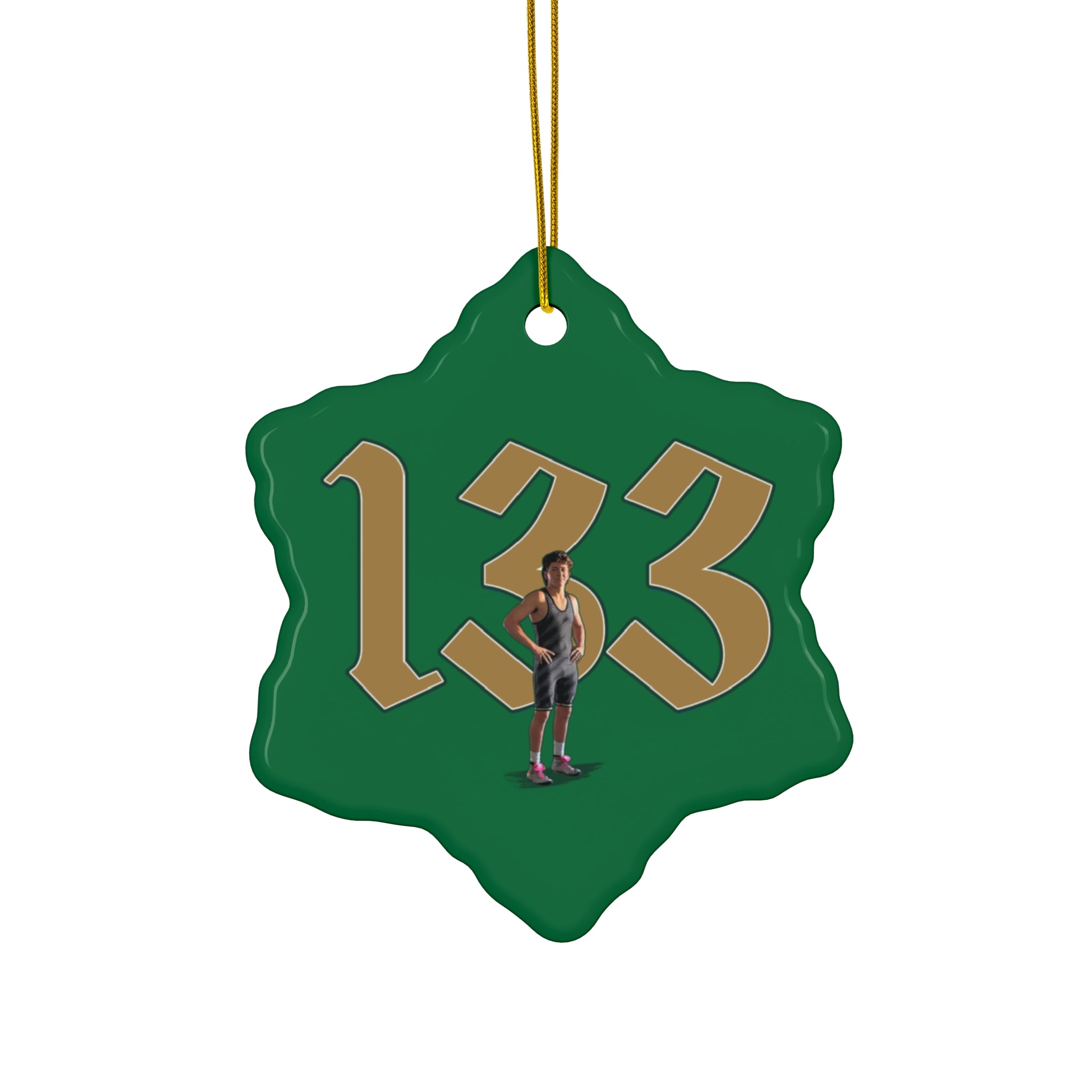 Zack Samano Ceramic Ornament