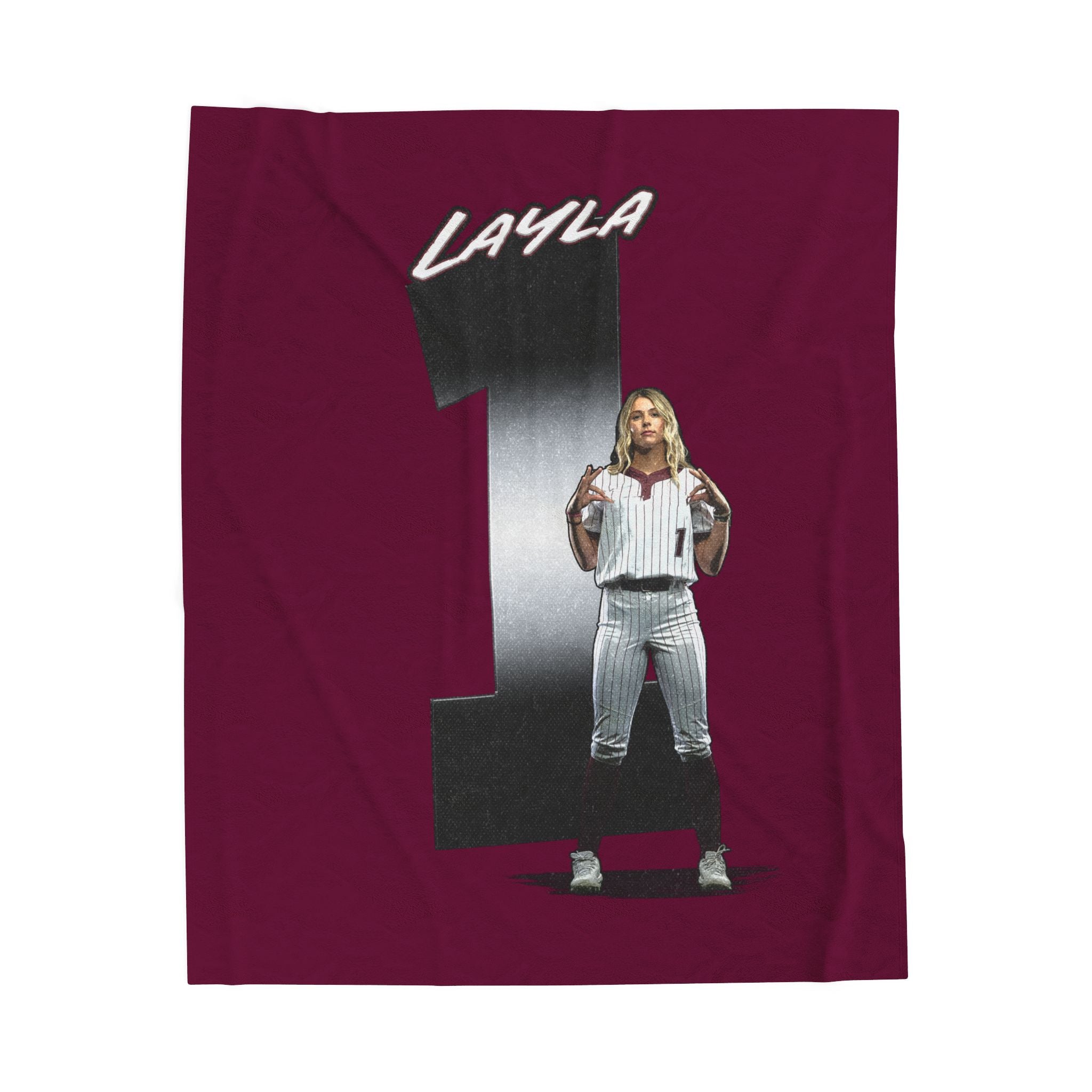 Layla Gugino Velveteen Plush Blanket