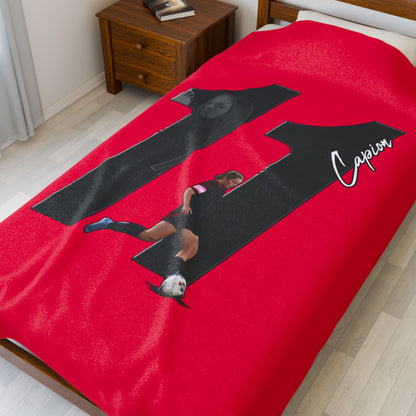 Reese Capion Velveteen Plush Blanket