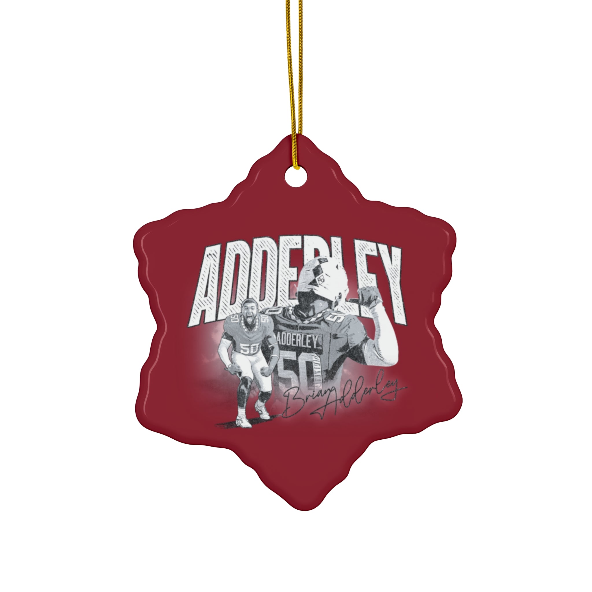 Brian Adderley Ceramic Ornament