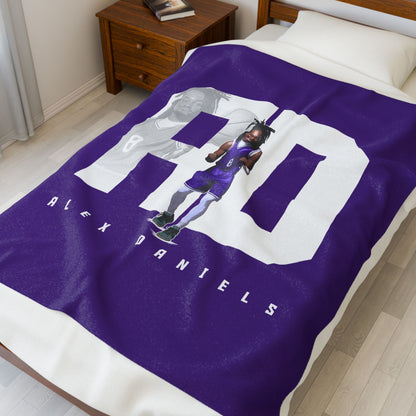 Alex Daniels Velveteen Plush Blanket