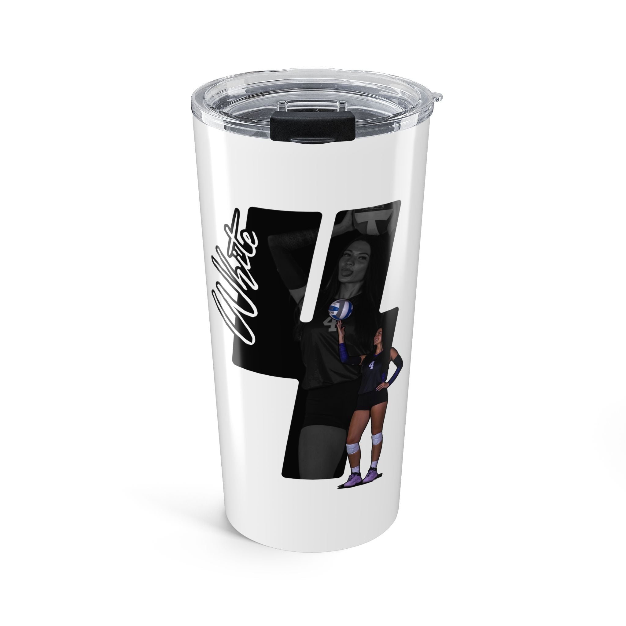 Apiline White Tumbler Mug