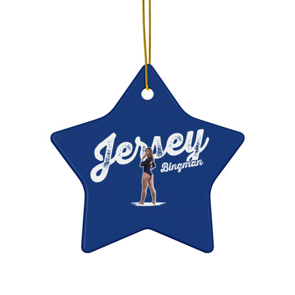 Jersey Bingman Ceramic Ornament