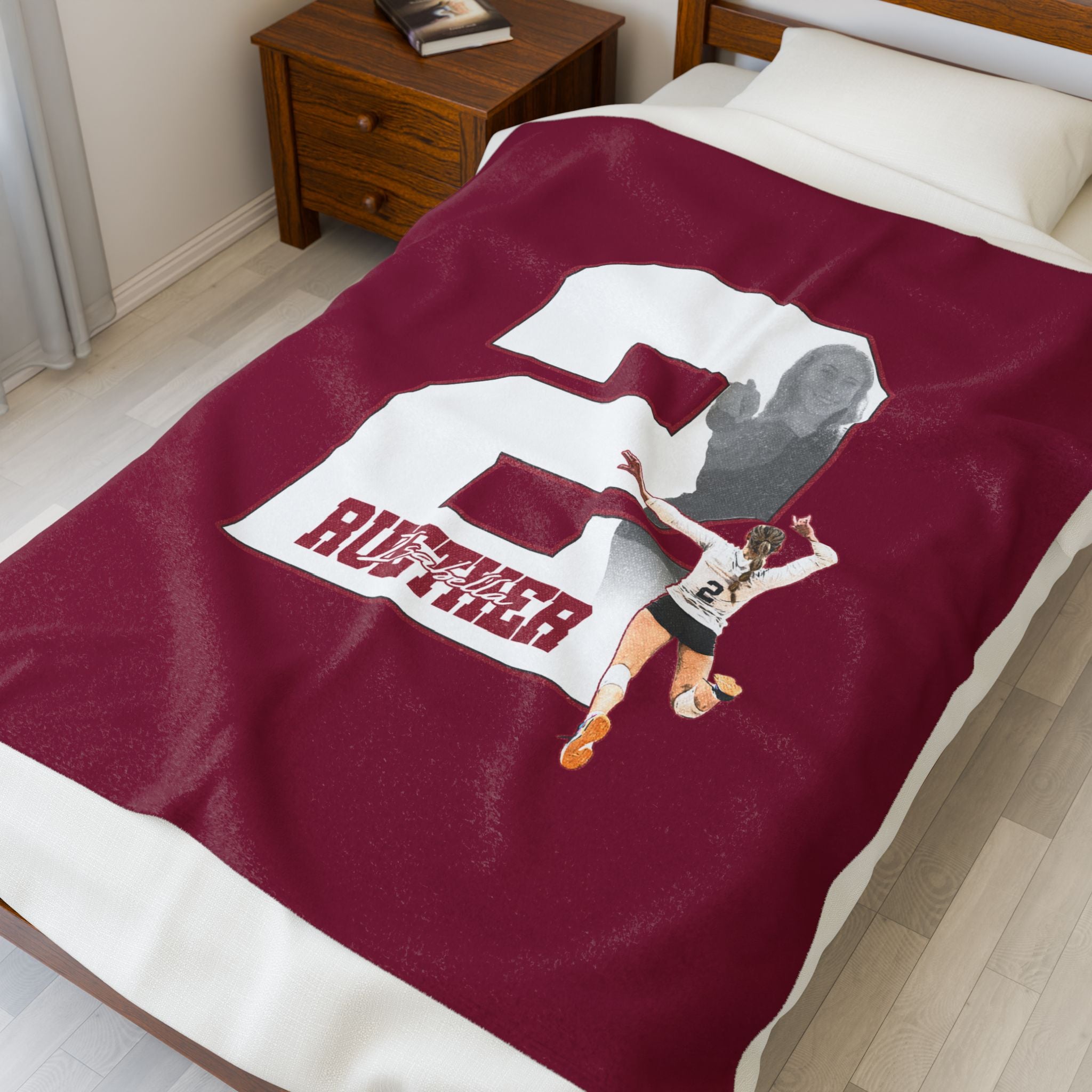 Isabella Ruether Velveteen Plush Blanket