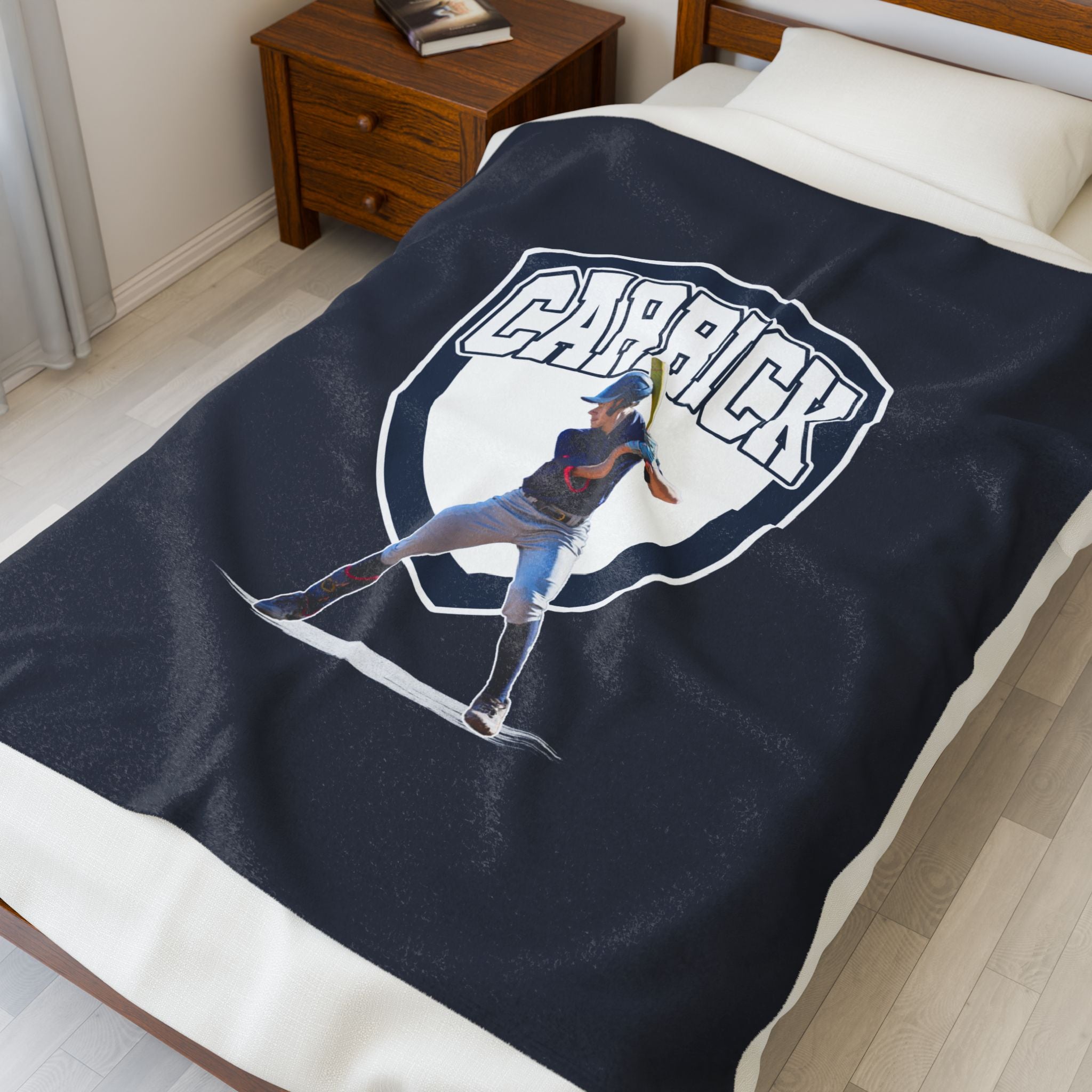 Carrick Ryan Velveteen Plush Blanket