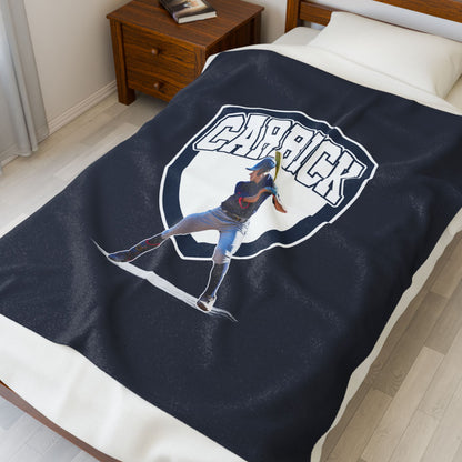 Carrick Ryan Velveteen Plush Blanket