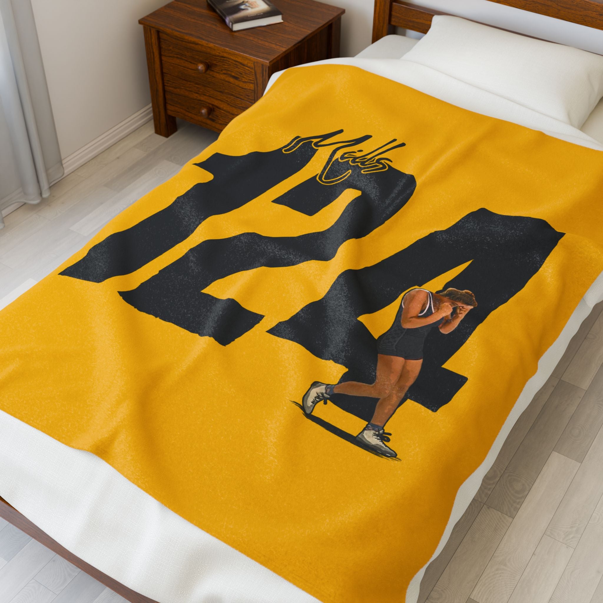 Mariah Mills Velveteen Plush Blanket
