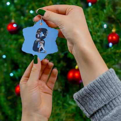 Jordan King Ceramic Ornament