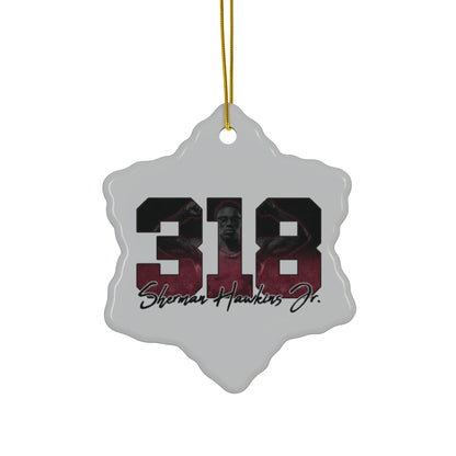 Sherman Hawkins Jr. Ceramic Ornament