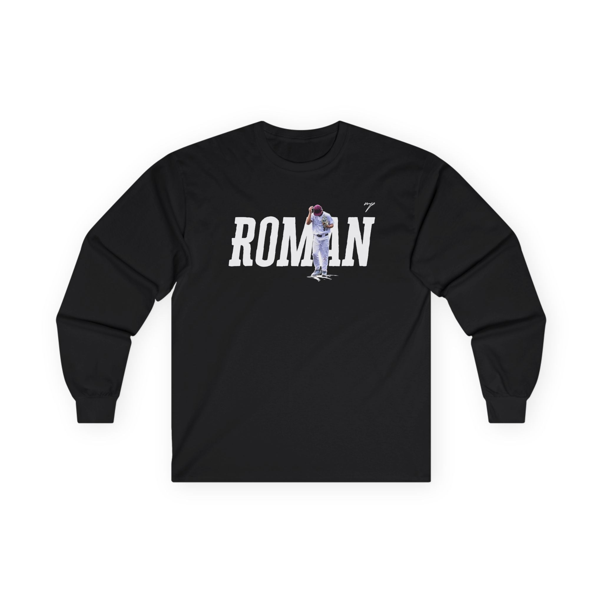 Roman Stamps Long Sleeve Tee