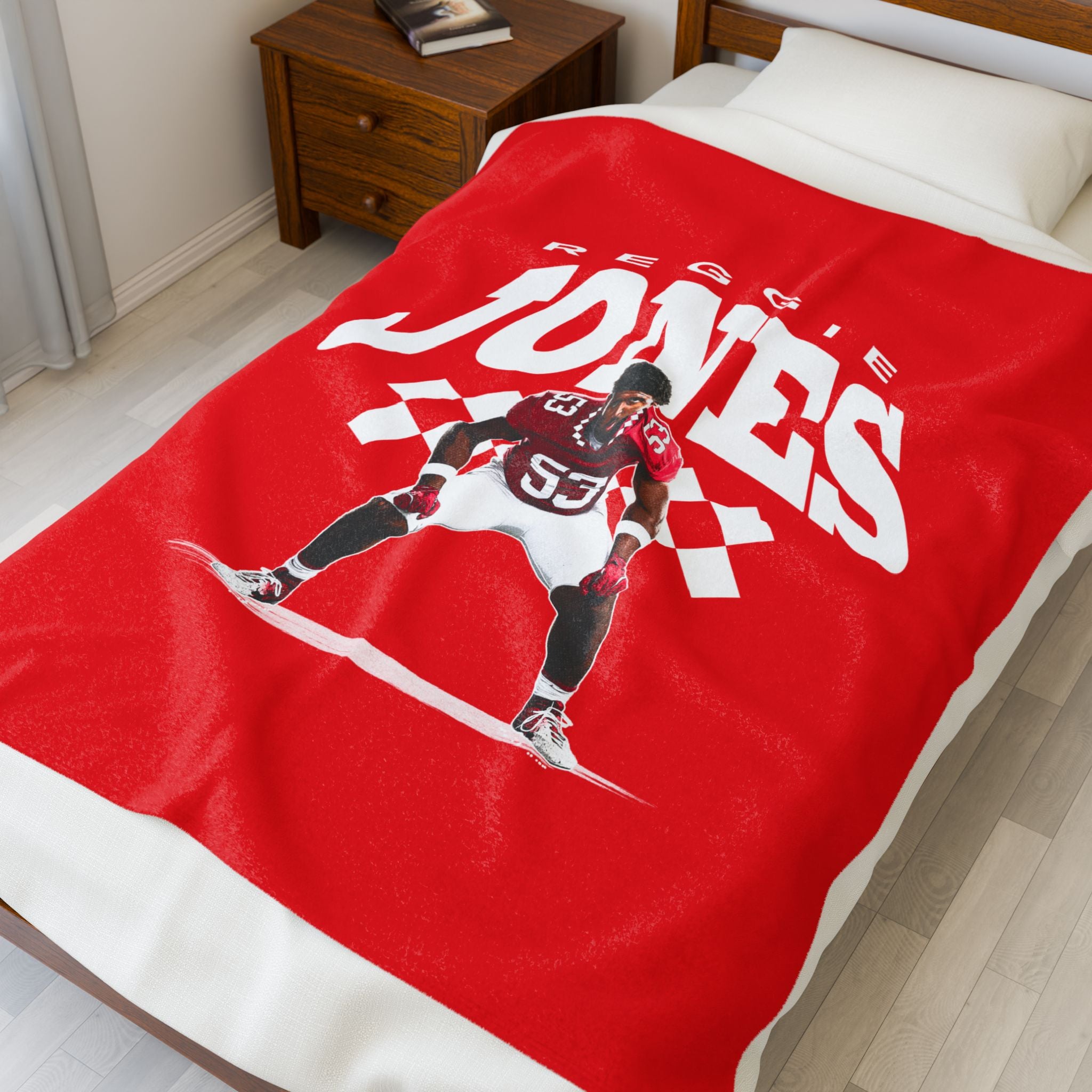 Reggie Jones Velveteen Plush Blanket