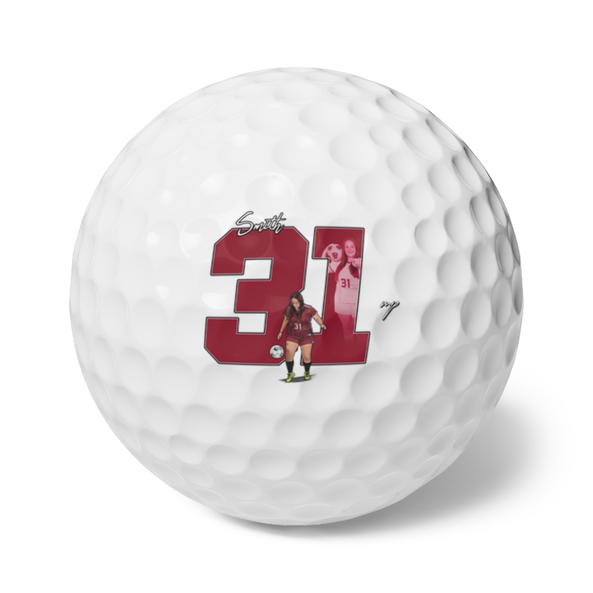 Marie Smith Golf Balls, 6pc