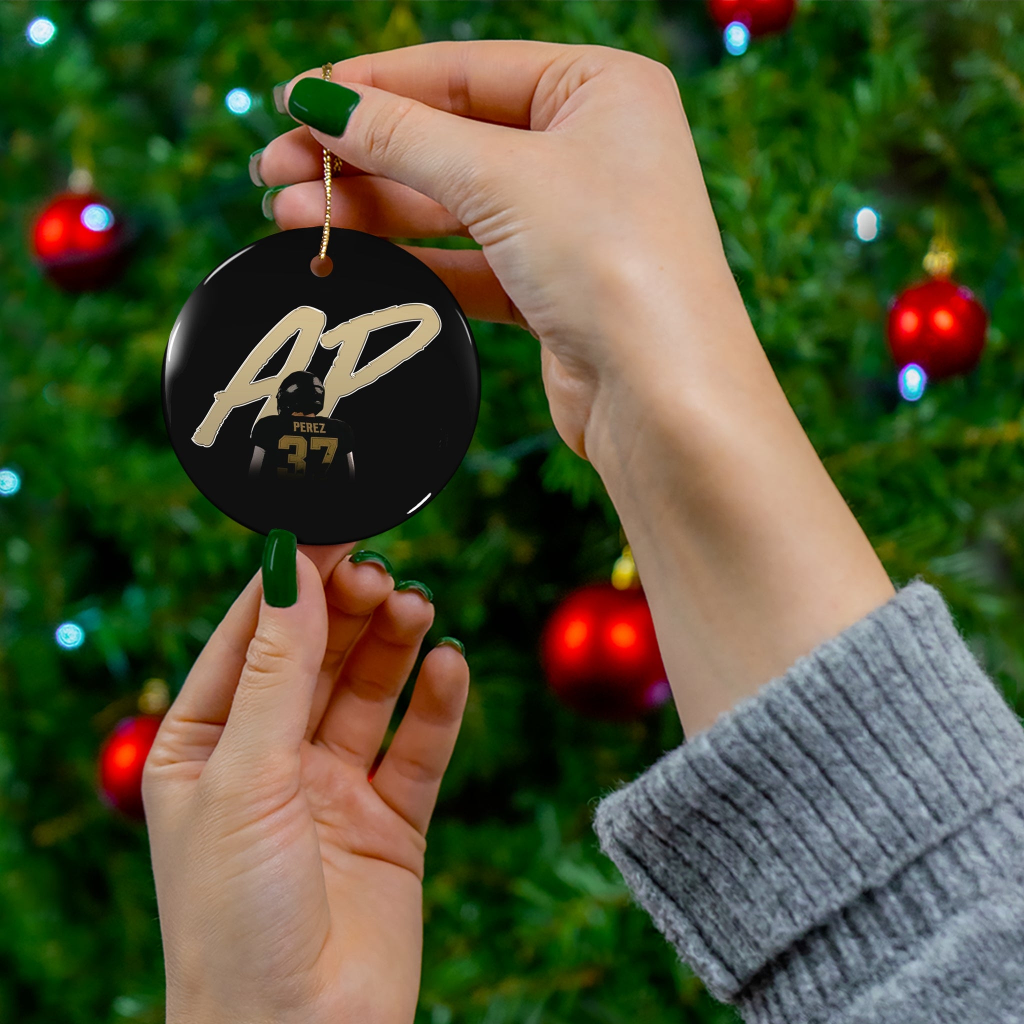 Alex Perez Ceramic Ornament
