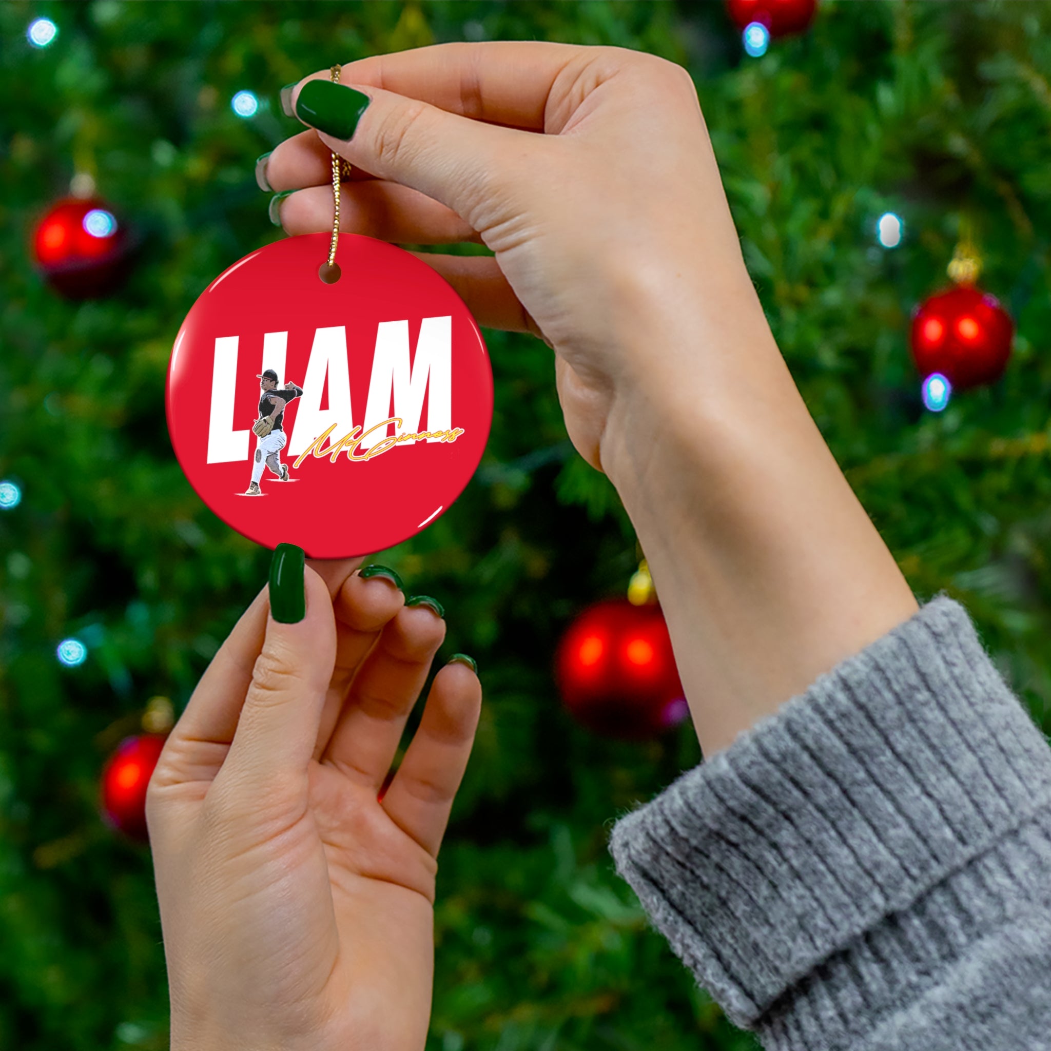 Liam McGinness Ceramic Ornament