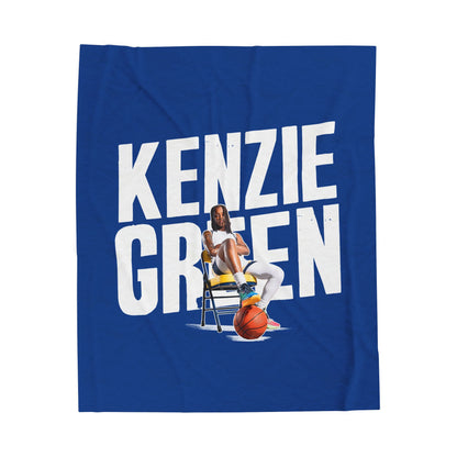 Mackenzie Green Velveteen Plush Blanket